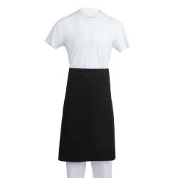 Whites Bistro Apron Polycotton Black 900x800mm