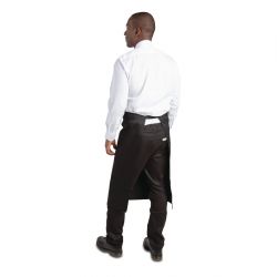 Whites Bistro Apron Polycotton Black 900x800mm