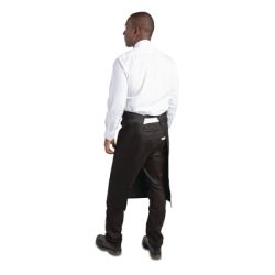 Whites Bistro Apron Polycotton Black 900x800mm