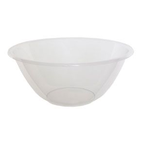 Clear Plastic Mixing Bowl 15cm (1 ltr)