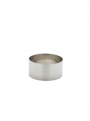 Stainless Steel Mousse Ring 7x3.5cm - Pack of 12