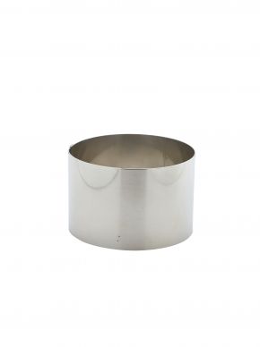 Stainless Steel Mousse Ring 9x6cm - Pack of 12