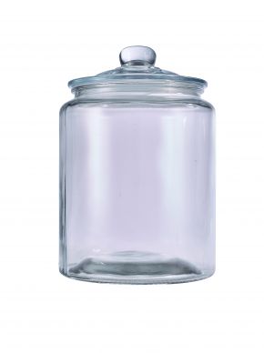 GenWare Glass Biscotti Jar 6L - Pack of 4