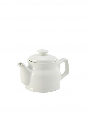Genware Porcelain Teapot 45cl/15.75oz - Pack of 6