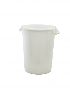 White Polyethylene Bin 100L