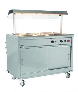 Parry MSB15 Mobile Bain Marie Servery