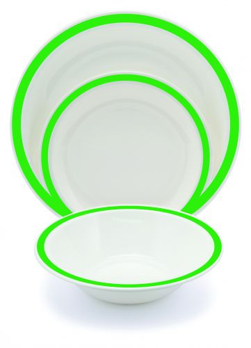 Harfield Polycarbonate Duo Plates 23cm (10 Pack)
