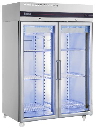 Double Glass Door Heavy Duty 2/1 Refrigerator 1432L