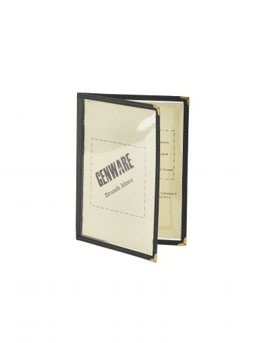 American Style Clear Menu Holder A5- 2 Page