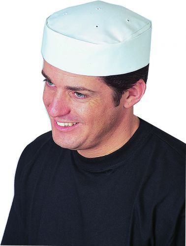 Dennys White Skull Cap: Headwear Sizes: X Large