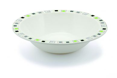 Harfield Polycarbonate Patterned Bowls 17.3cm (12 Pack)