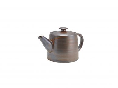 Terra Porcelain Rustic Copper Teapot 50cl/17.6oz - Pack of 6