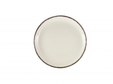 Terra Stoneware Sereno Grey Coupe Plate 24cm - Pack of 6