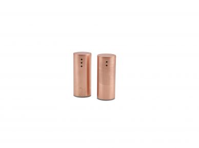 Copper Plated Straight Sided Salt & Pepper Set 7.5cm