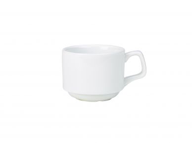 Genware Porcelain Stacking Cup 20cl/7oz - Pack of 6