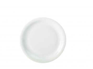 Genware Porcelain Narrow Rim Plate 28cm/11