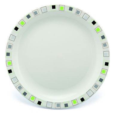 Harfield Polycarbonate Patterned Plates 23cm (10 Pack)