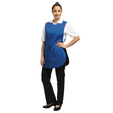 Whites One Size Tabard With Pocket Royal Blue