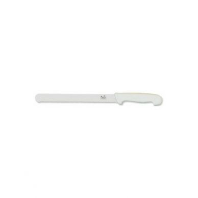 White Handle Serrated Slicer Knife 25cm (10in)