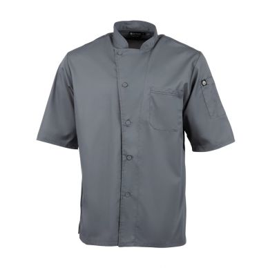 Chef Works Valais Signature Series Unisex Chefs Jacket Grey