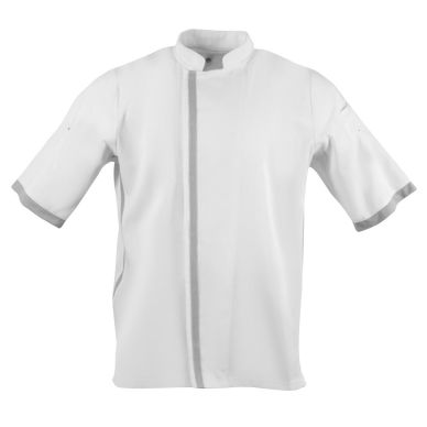 Southside Chefs Jacket Short Sleeve White