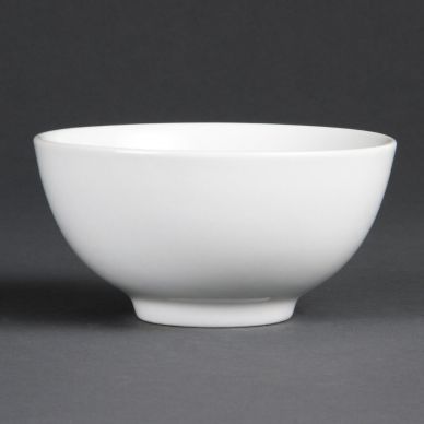 Olympia Whiteware Rice Bowls 130mm 390ml (12 pack)