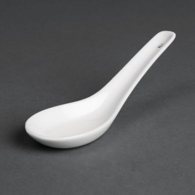 Olympia Whiteware Rice Spoons 130mm (Pack of 24)