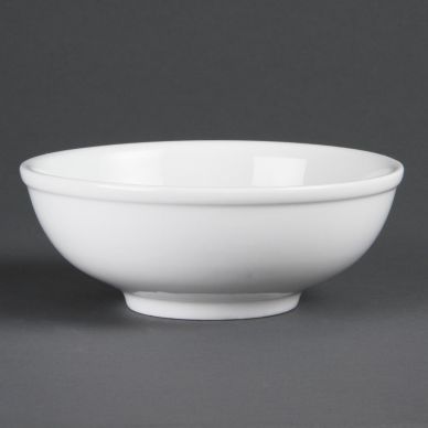 Olympia Whiteware Noodle Bowls 190mm (Pack of 6)