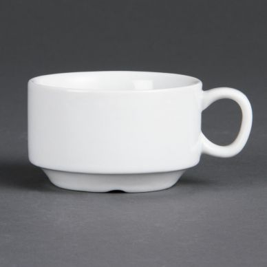 Olympia Whiteware Stacking Espresso Cups 85ml 3oz (12 pack)