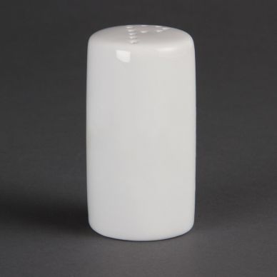 Olympia Whiteware Pepper Shakers 80mm (12 pack)