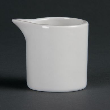 Olympia Whiteware Milk and Cream Jugs 57ml (6 Pack)