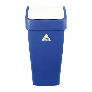 SYR Polypropylene Swing Bin Blue 50Ltr