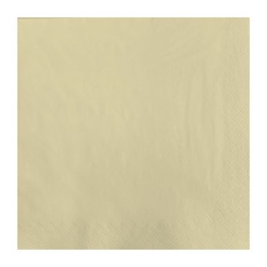 Fasana Dinner Napkin Crme 40x40cm 3ply 1/4 Fold (1000 Pack)