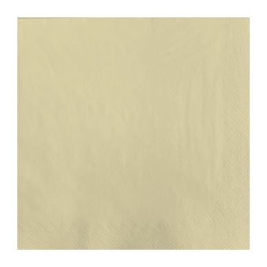 Fasana Dinner Napkin Cr?me 40x40cm 3ply 1/4 Fold (Pack of 1000)