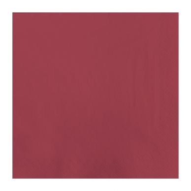 Fasana Dinner Napkin Bordeaux 40x40cm 3ply 1/4 Fold (1000 Pack)