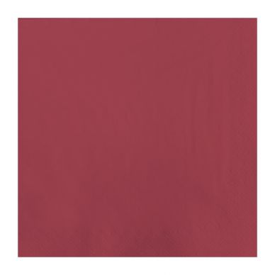 Fasana Dinner Napkin Bordeaux 40x40cm 3ply 1/4 Fold (Pack of 1000)