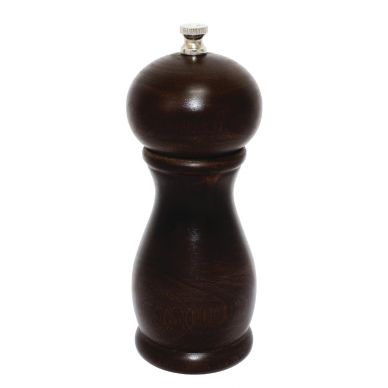 Olympia Dark Wood Salt and Pepper Mill 6in