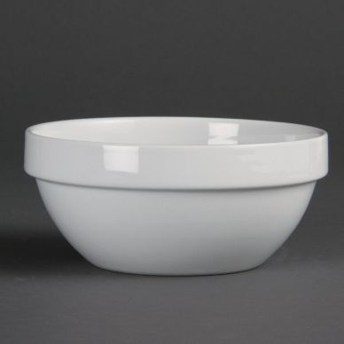 Olympia Whiteware Cereal Bowls 145mm 540ml (Pack of 12)