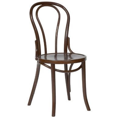 Fameg Bentwood Bistro Side Chairs Walnut Finish (Pack of 2)