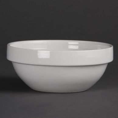 Olympia Whiteware Stacking Bowls 130mm (12 pack)