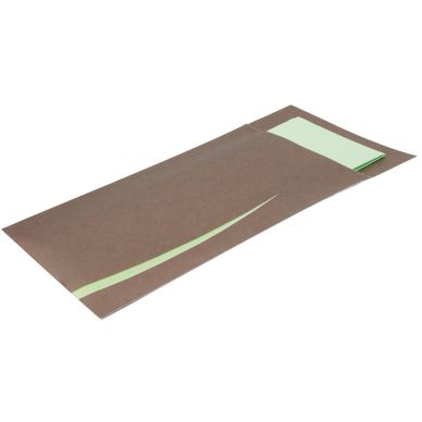Europochette Bari Brown Cutlery Pouch with Napkin (100 pack)