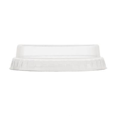 Vegware Compostable Flat Lids With No Hole 200ml / 7oz (1000 pack)
