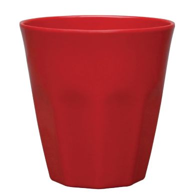 Olympia Kristallon Melamine Plastic Tumbler Red 290ml (Pack of 6)