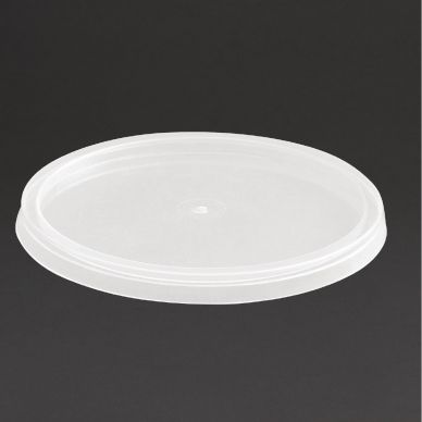 Fiesta Recyclable Microwavable Deli Pot Lids (100 pack)