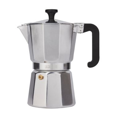La Cafetire Venice Six Cup Espresso Maker Gift Set