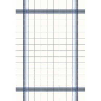 Dunisoft Towel Napkin Blue Check 38x54cm (250 Pack)