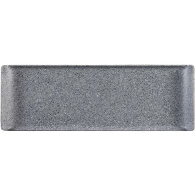 Churchill Melamine Rectangular Trays Granite 560mm (Pack of 4)