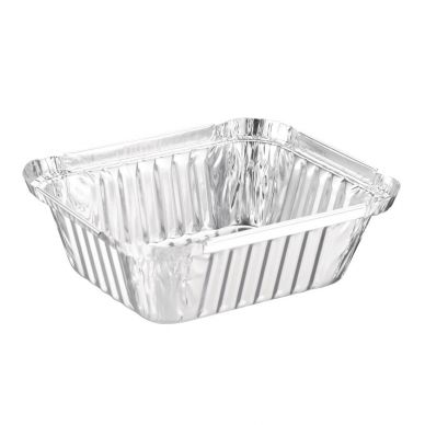 Fiesta Recyclable Foil Containers Medium 450ml (500 Pack)