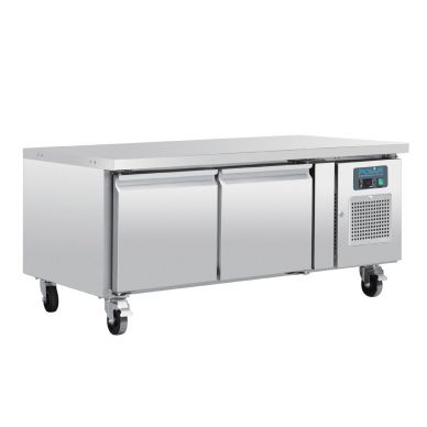 Polar U-Series Double Door Chef Base Counter Fridge