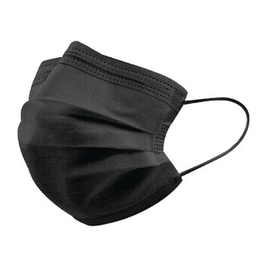 Black Type IIR Front of House Face Masks (50 Pack)